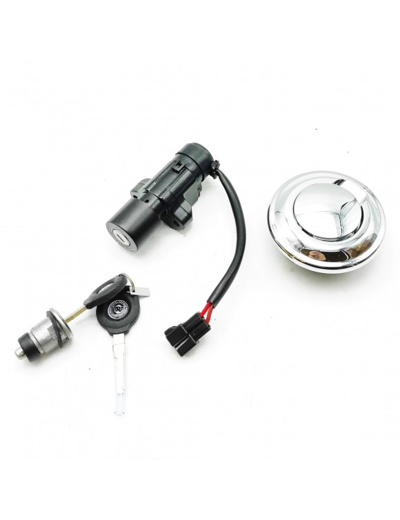 Kit de cilindro de cerradura con llave, RAP00013/B, Royal Enfield Super Meteor/Meteor/Classic 500 - 1