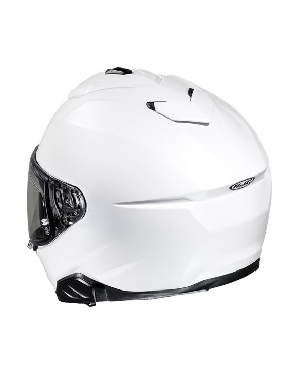 Casco Integral Moto HJC i71 Blanco Perla Brillante - 4
