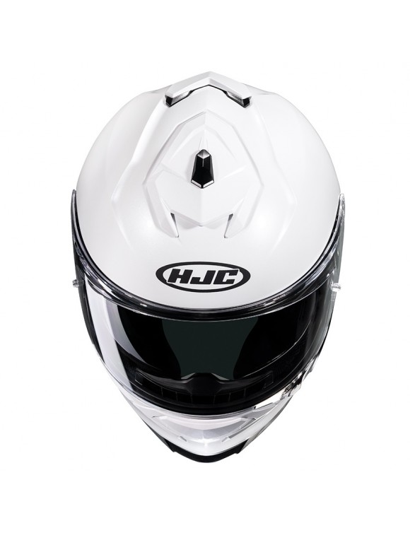 Casco Integral Moto HJC i71 Blanco Perla Brillante - 3
