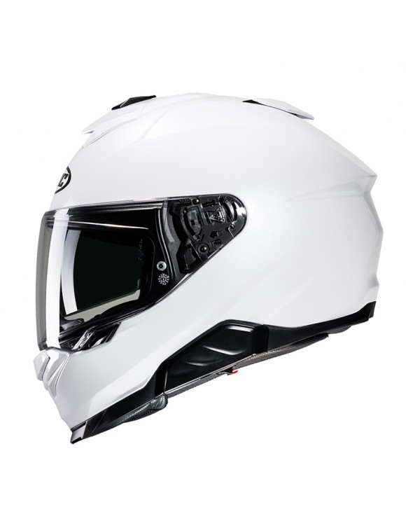 Casco Integral Moto HJC i71 Blanco Perla Brillante - 2