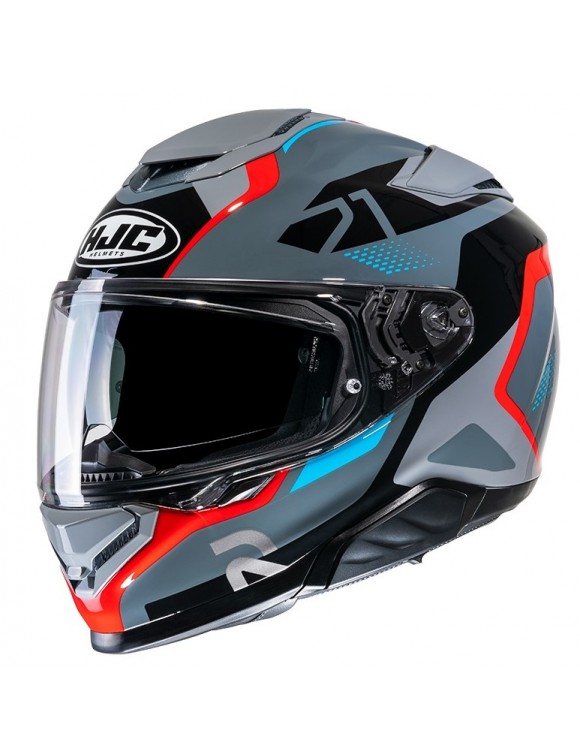 Pim Evo HJC RPHA 71 Hapel MC21 Glänzender Vollgesichts-Motorradhelm - 1