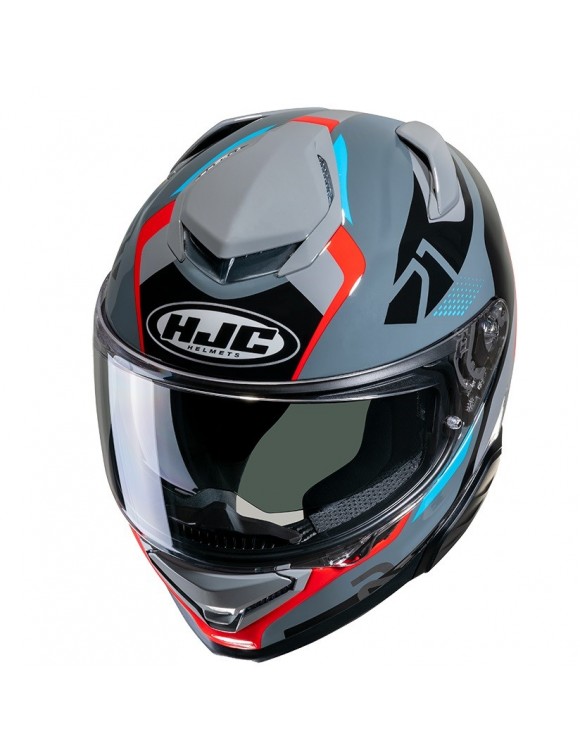 Pim Evo HJC RPHA 71 Hapel MC21 Casque de moto intégral brillant - 2
