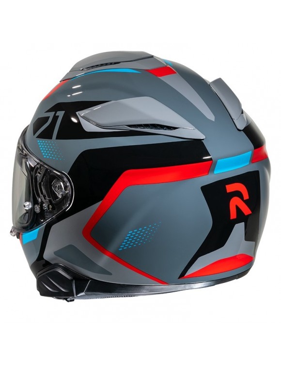 Pim Evo HJC RPHA 71 Hapel MC21 Casque de moto intégral brillant - 3