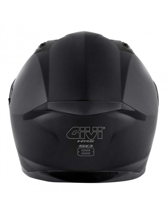 Casco Moto Integrale Givi 50.8 Solid Color Matt Black Opaco - 5