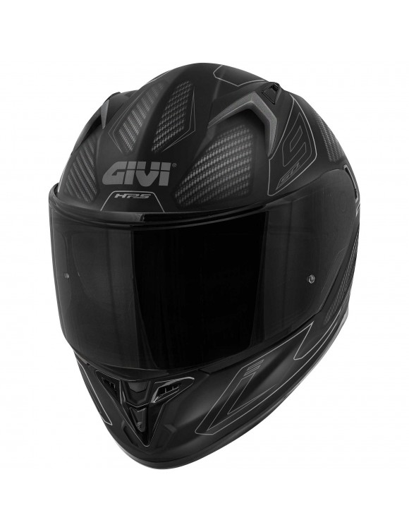 Casco Moto Integrale Givi 50.9 Enigma Carbon Matt Black Opaco - 1