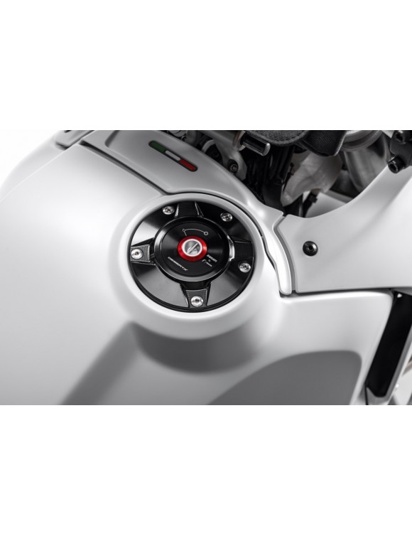 Tapón de depósito de combustible de aluminio, negro, original 97780141AA, Ducati Desert - 2