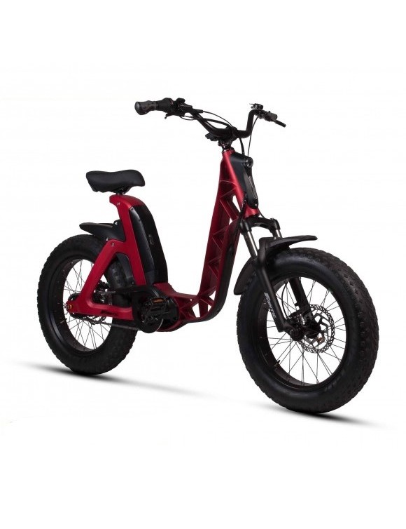 E-bike bici elettrica 20" fat Fantic issimo fun rosso 250w, 630wh
