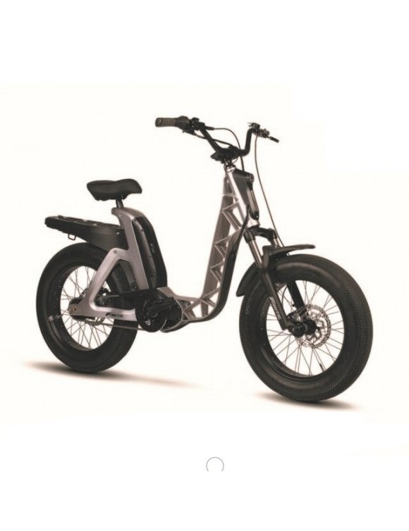 E-bike bici elettrica 20" fat portapacchi Fantic issimo urban silver 250w, 630wh