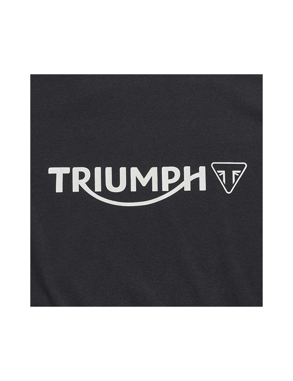 Camiseta los hombres la moto en el Triumph algodón Cartmel Jet Black - 3