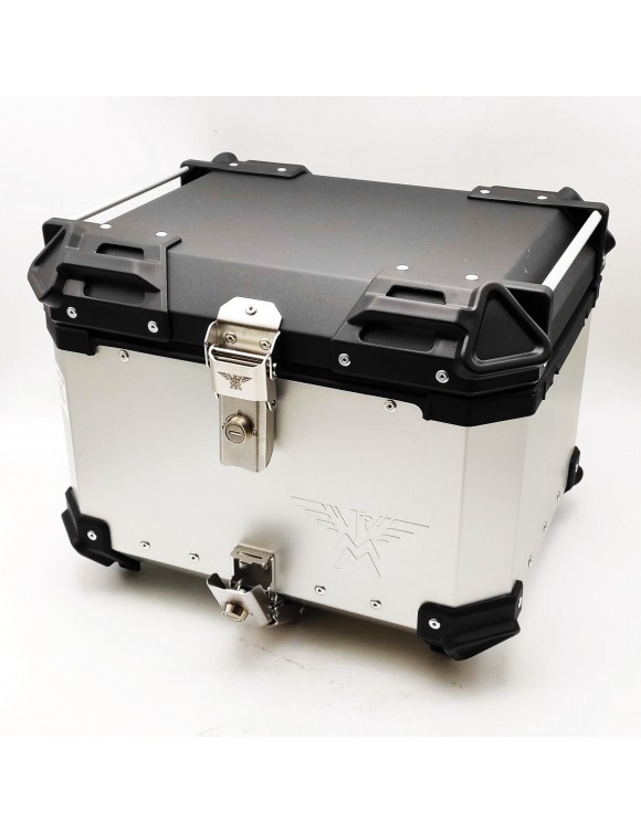 Kit de top case complet en aluminium 38L, d'origine, pour Moto Morini X-Cape 650 - 804000P14A0001 - 4 Kit de top case complet en aluminium 38L, d'origine, pour Moto Morini X-Cape 650 - 804000P14A0001 - 4