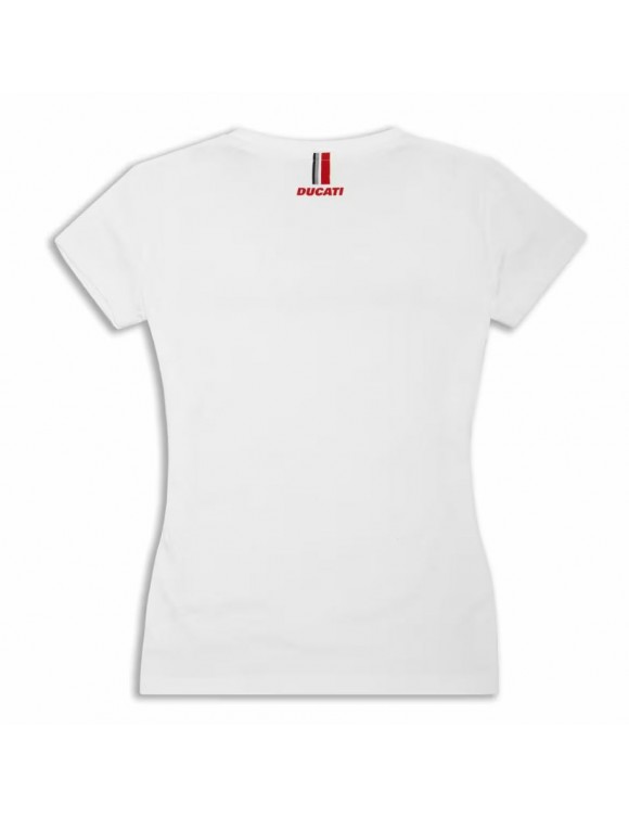 T-shirt Femme Original Ducati Logo Desert-X Blanc 98770576 - 2