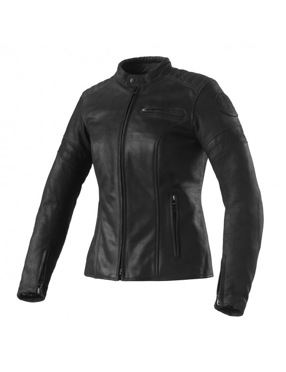 Clover Bullet-Pro 2 Lady Black Leather Women's Motorcycle Jacket