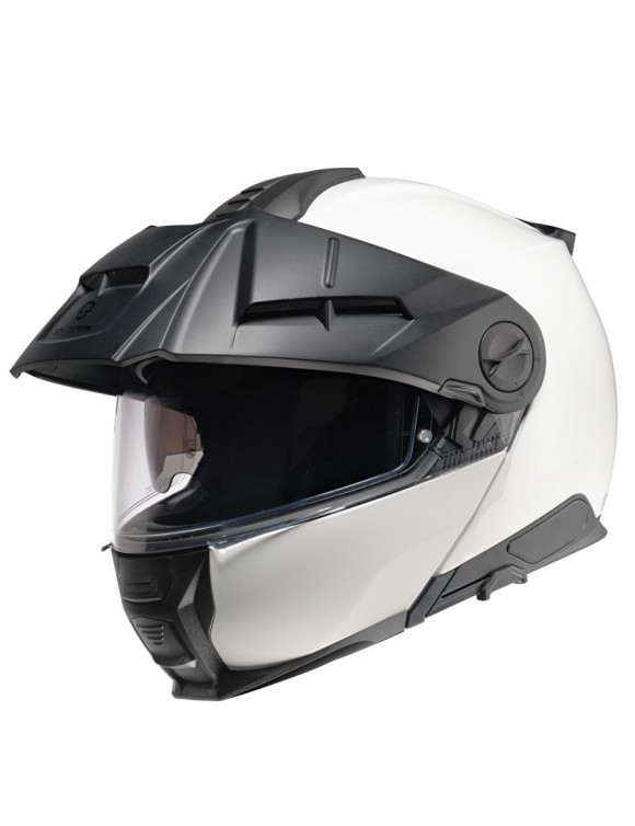Modular Motorcycle Helmet Schuberth E2 White Glossy
