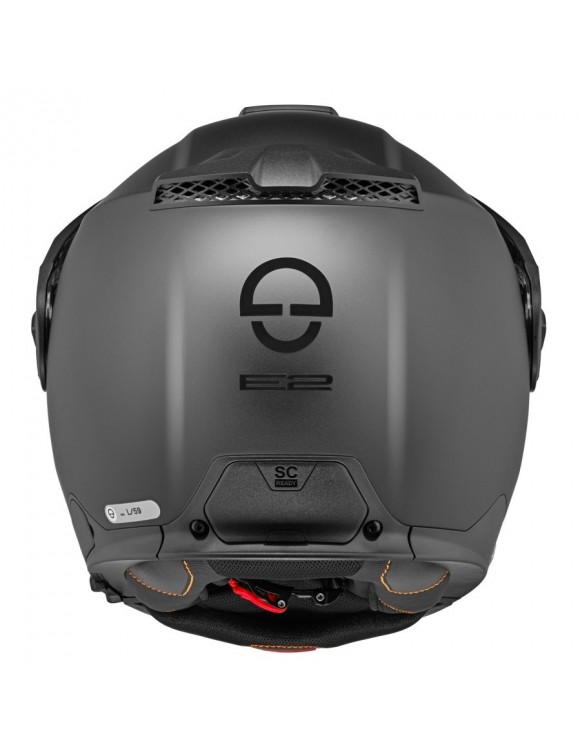 Casque de moto modulaire Schuberth E2 Noir Mat - 4