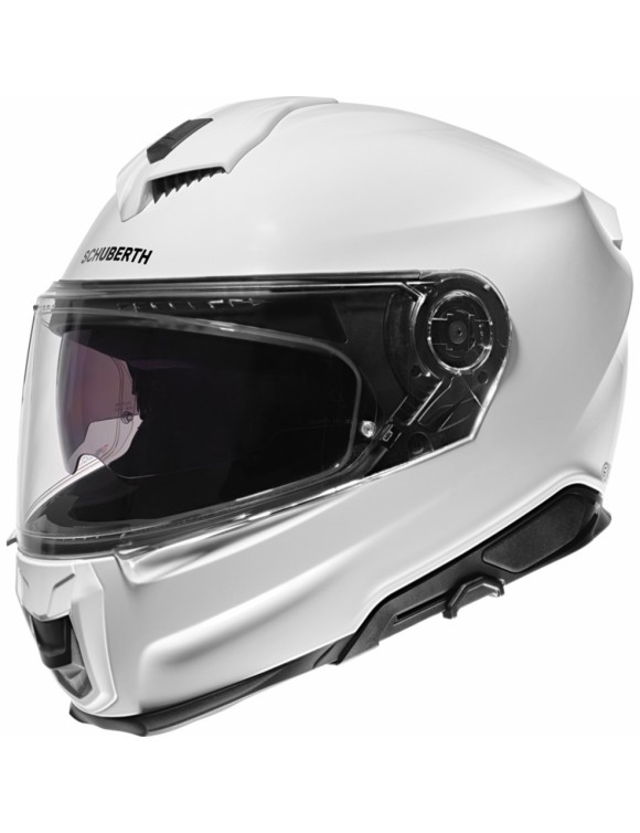 Casque de moto intégral Schuberth S3 blanc brillant - 1