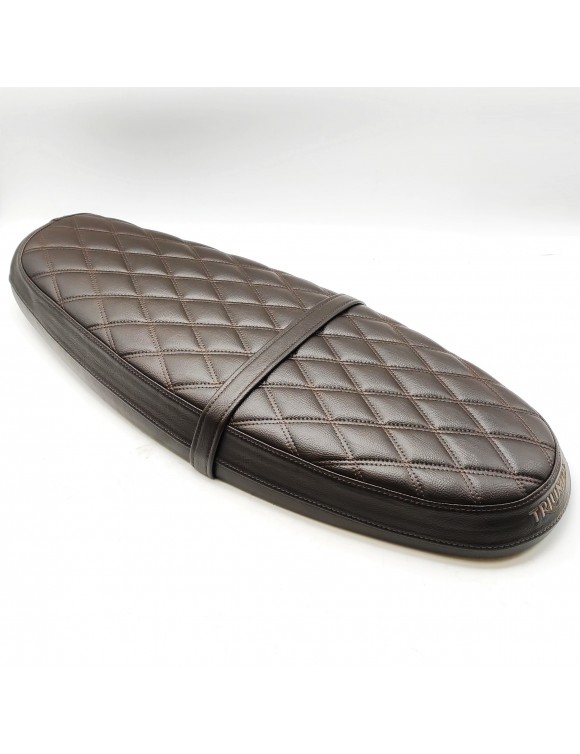 Sella Biposto Trapuntata, Marrone, Accessorio Originale Triumph A9708614 - 1 Sella Biposto Trapuntata, Marrone, Accessorio Originale Triumph A9708614 - 1