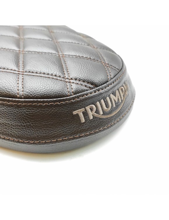 Selle matelassée deux places, marron, accessoire d'origine Triumph A9708614 - 2