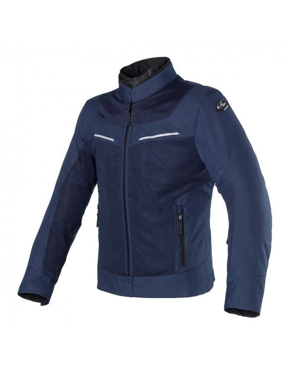 Chaqueta Moto Verano Corta Clover Airtek WP Azul Marino 1702-N/NAV - 1