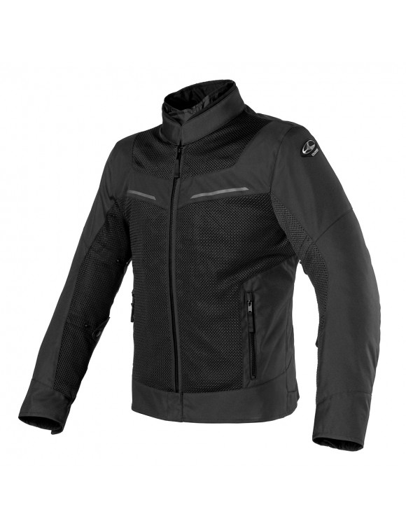 Clover Airtek WP Black 1702-N/N Short Summer Men's Motorcycle Jacket