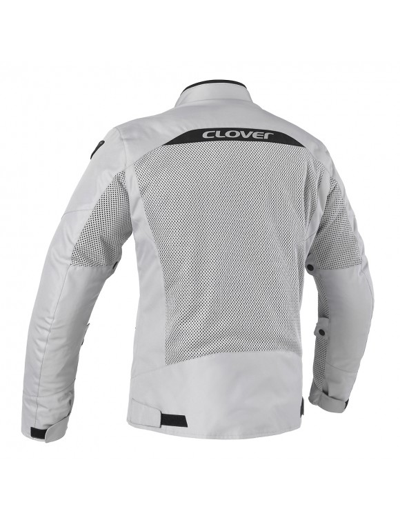 Clover Airtek WP Gris 1702-N/GR Veste de moto d'été courte pour homme - 2