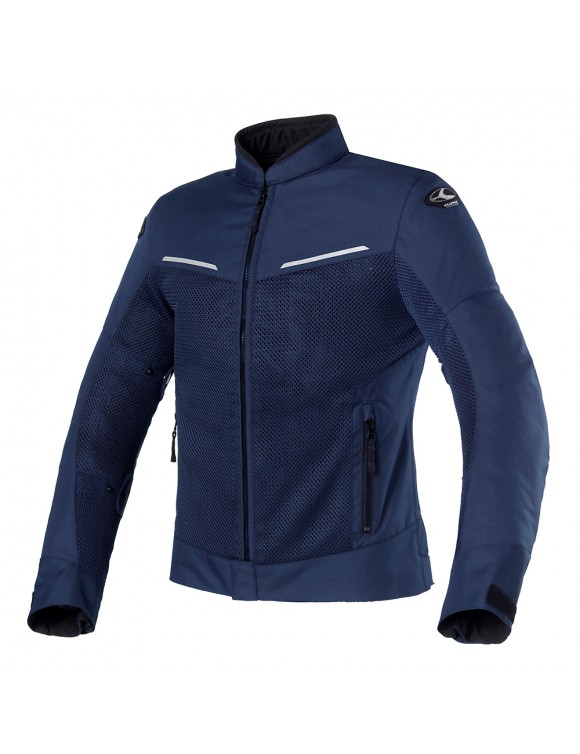 Giacca Moto da Uomo Estiva Corta Clover Tropica Blue Navy 1798-N/NAV - 1