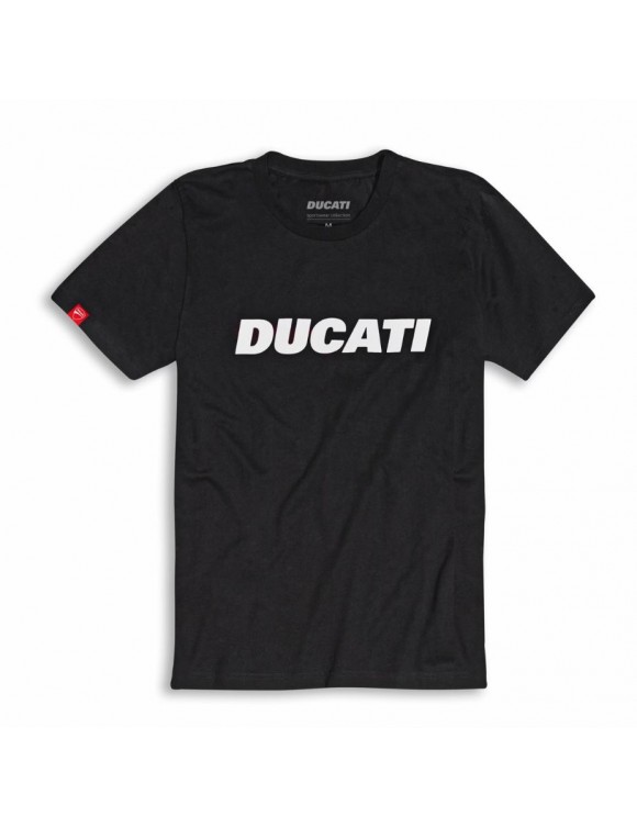 Original Ducati Ducatiana 2.0 Herren-T-Shirt aus schwarzer Baumwolle 98770097