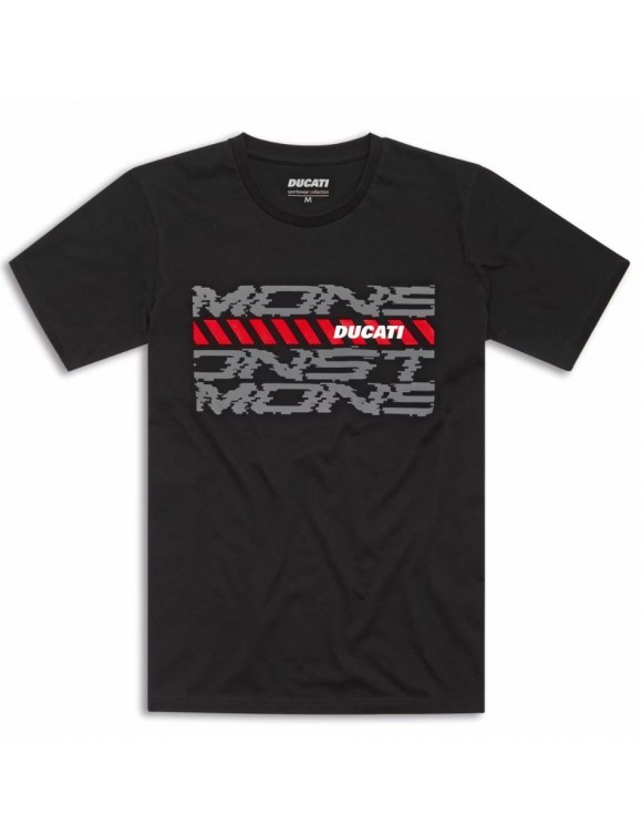 T-Shirt da Uomo Originale Ducati Monster Black 98770564 - 1