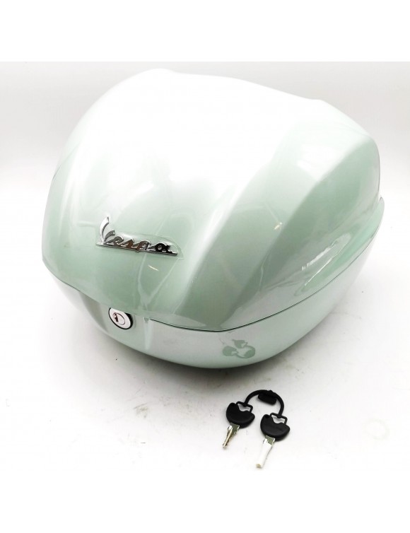 Top case 32L, vert, d'origine CM272936, Vespa Primavera/S 50-125-150 - 1 Top case 32L, vert, d'origine CM272936, Vespa Primavera/S 50-125-150 - 1