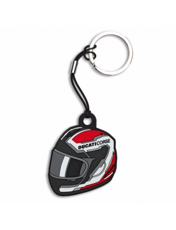 Porte-clés casque d'origine Ducati Corse 987704446 - 1