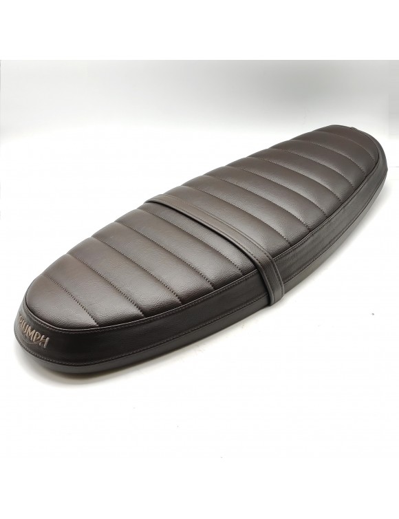 Kit Asiento Biplaza Acanalado, Marrón, Original Triumph A9708612 - 1