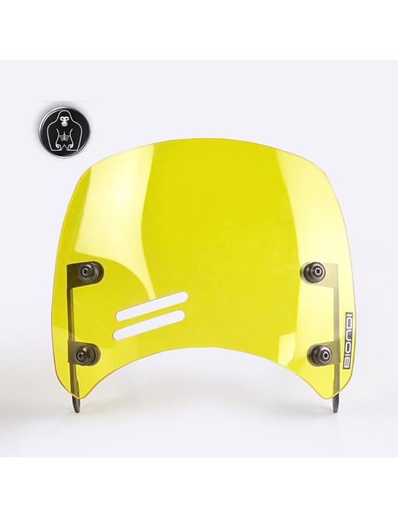 Windscreen Kit Yellow, Transparent, Biondi BI8010412 for Guzzi V7, XSR 700-900, Imperiale 400