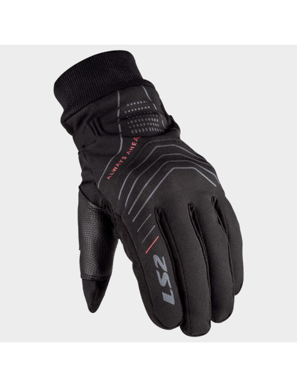 LS2 Civis Black Men's Winter Motorcycle Gloves 70170W0112