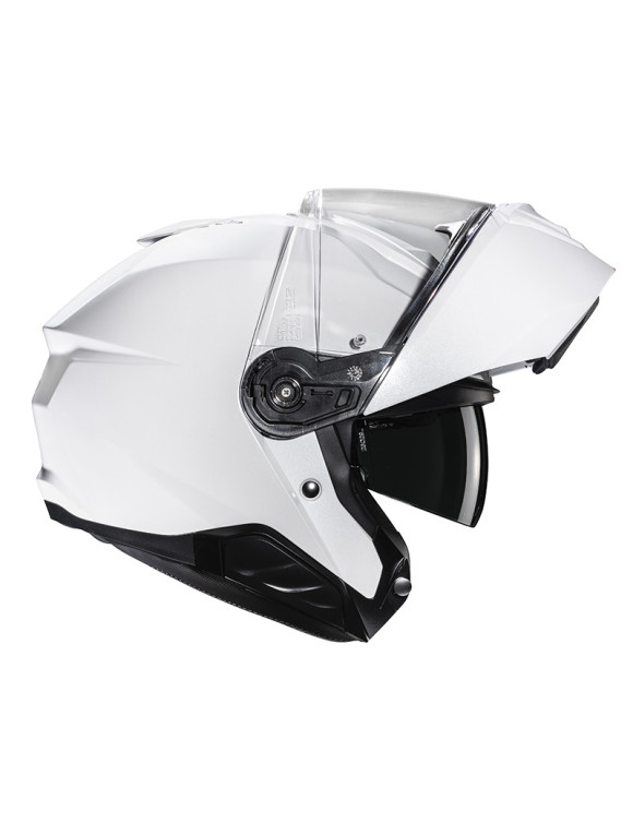 Casco Moto Modulare HJC I91 Pearl White Lucido 154329 - 2
