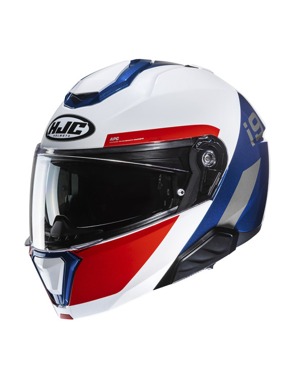 Casque de moto modulaire brillant HJC I91 Bina MC21 154421 - 1