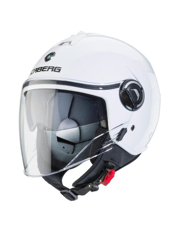 Casque Moto Jet Caberg Riviera V4 X Blanc Brillant C6HA60A1 - 1