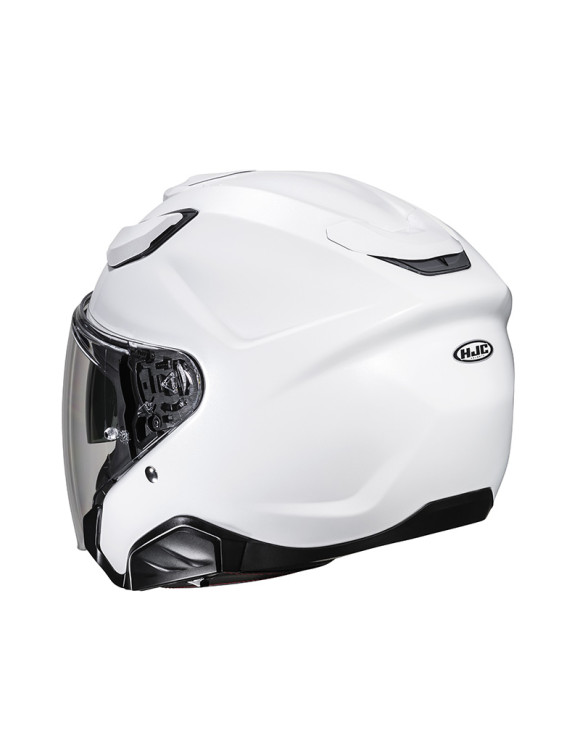 Casco Jet Moto HJC F31 Blanco Perlado Brillante 163229 - 2