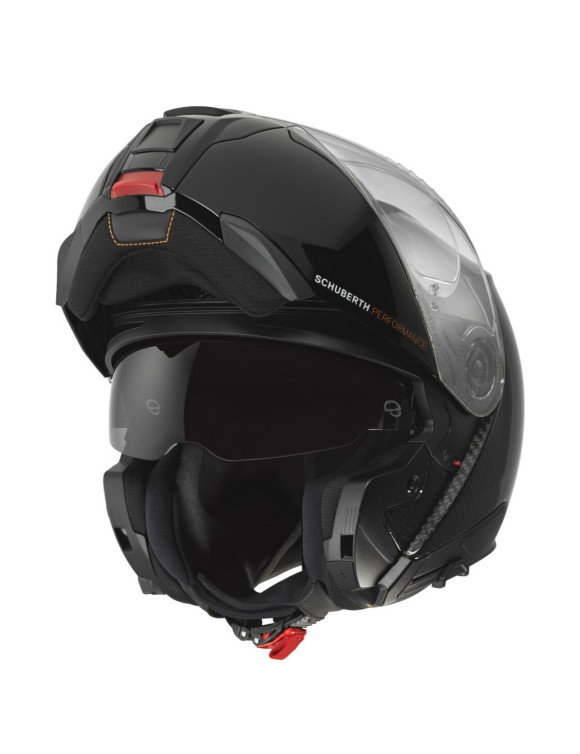 Casque de moto modulaire Schuberth C5 Carbon Black Glossy - 2