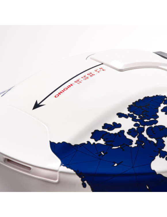 Casco Moto Modulare Schuberth C5 Globe Azul Lucido - 4