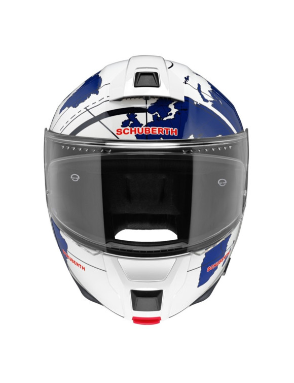 Casque Moto Modulare Schuberth C5 Globe Bleu Lucido - 3