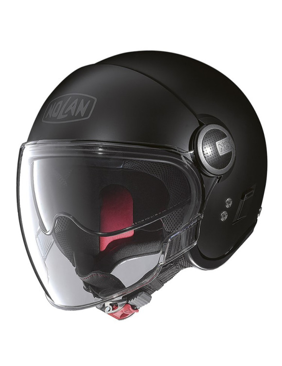 Nolan N21 Visor 06 Classic Flat Black 10 Matt Polycarbonat Motorrad-Jethelm - 1
