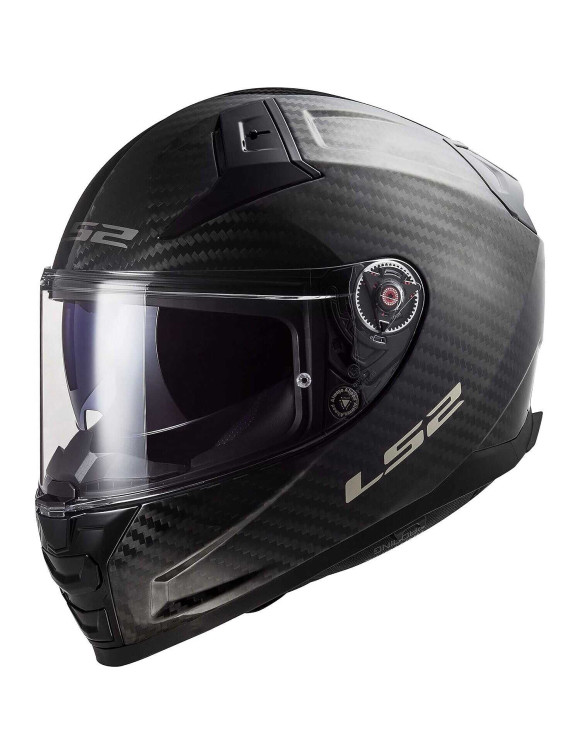 LS2 Vector II Carbon Glossy Full Face Motorcycle Helmet 168115099 - 1