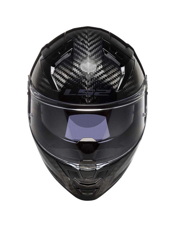 LS2 Vector II Carbon Glossy Full Face Motorcycle Helmet 168115099 - 2