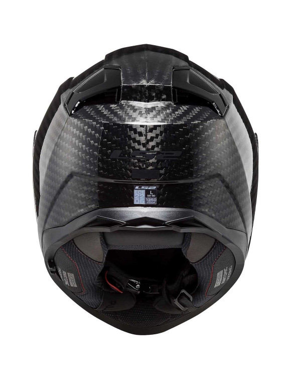 LS2 Vector II Carbon Glossy Full Face Motorcycle Helmet 168115099 - 3