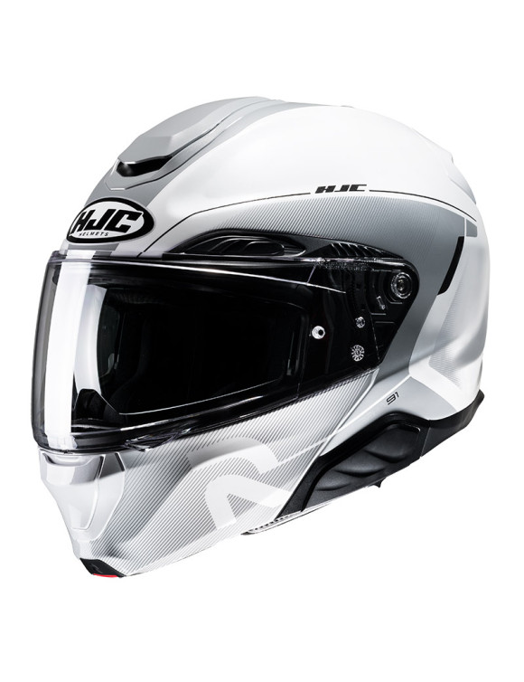 Casco de moto modular HJC RPHA91 Combust MC10 brillante 147410 - 1 Casco de moto modular HJC RPHA91 Combust MC10 brillante 147410 - 1
