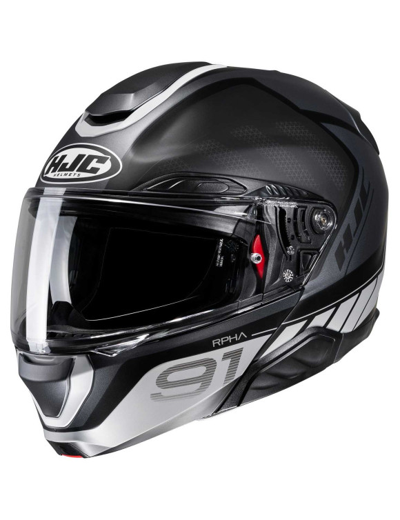 Casco Moto Modulare HJC RPHA91 Rafino MC5SF Opaco 147575 - 1 Casco Moto Modulare HJC RPHA91 Rafino MC5SF Opaco 147575 - 1