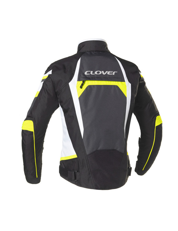 Veste de moto mi-saison Clover Airblade-4 Sport pour hommes 1765-B/G - 2