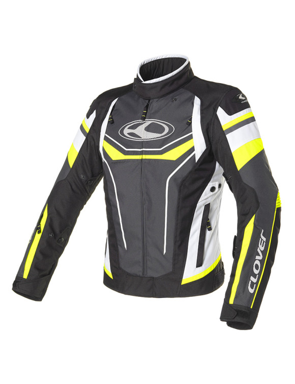 Giacca Moto da Uomo Mezza Stagione Clover Airblade-4 Sport 1765-B/G - 1
