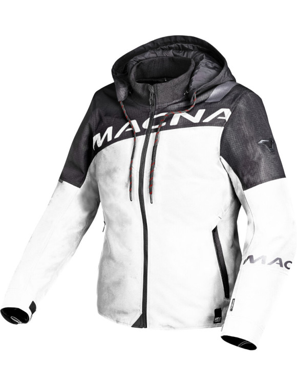 Veste de moto d'hiver Macna Racoon Lady White pour femme 1653274-810 - 1