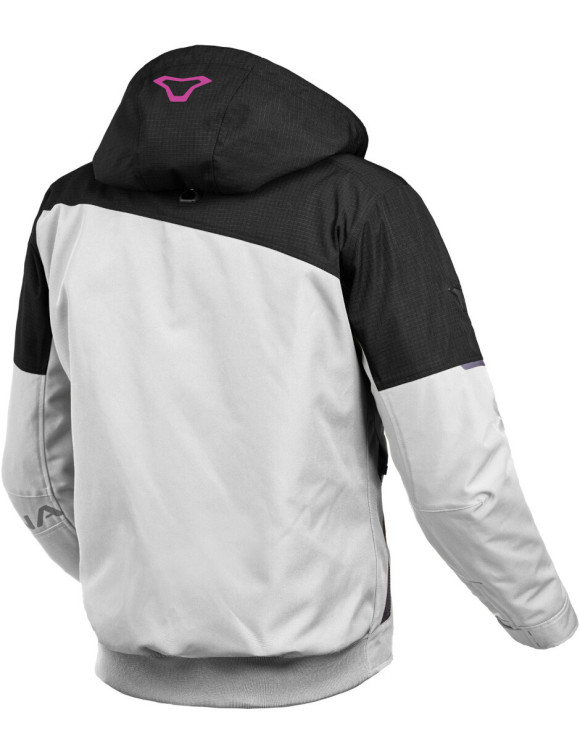 Veste de moto d'hiver Macna Racoon Lady White pour femme 1653274-810 - 2