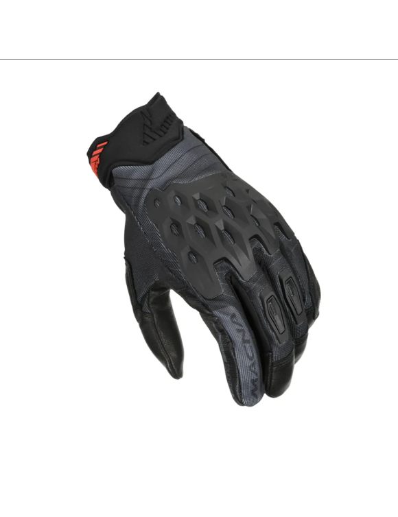Macna Tanami Black/Grey Men's Summer Motorcycle Gloves 1906259-101